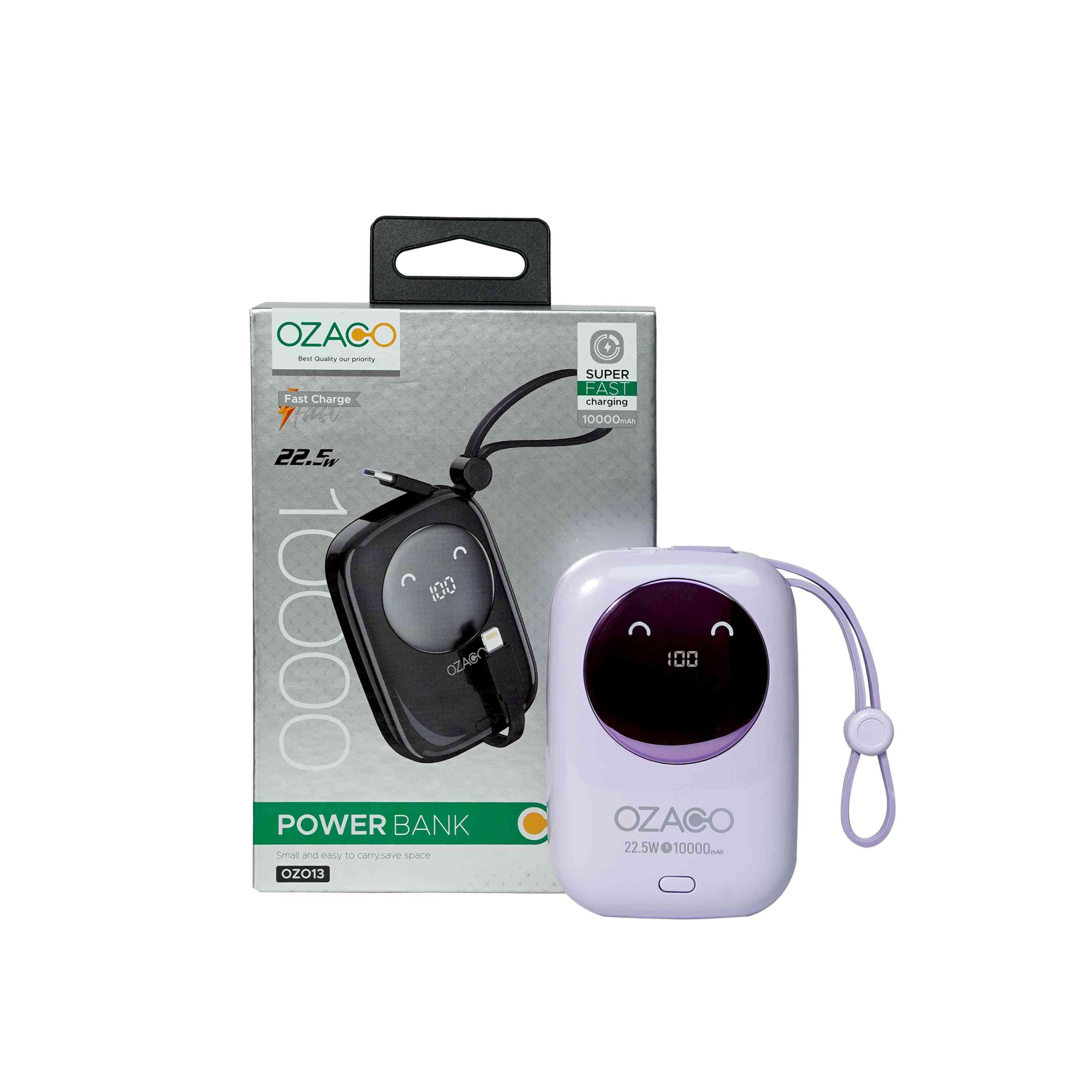 Power bank - purple 10000