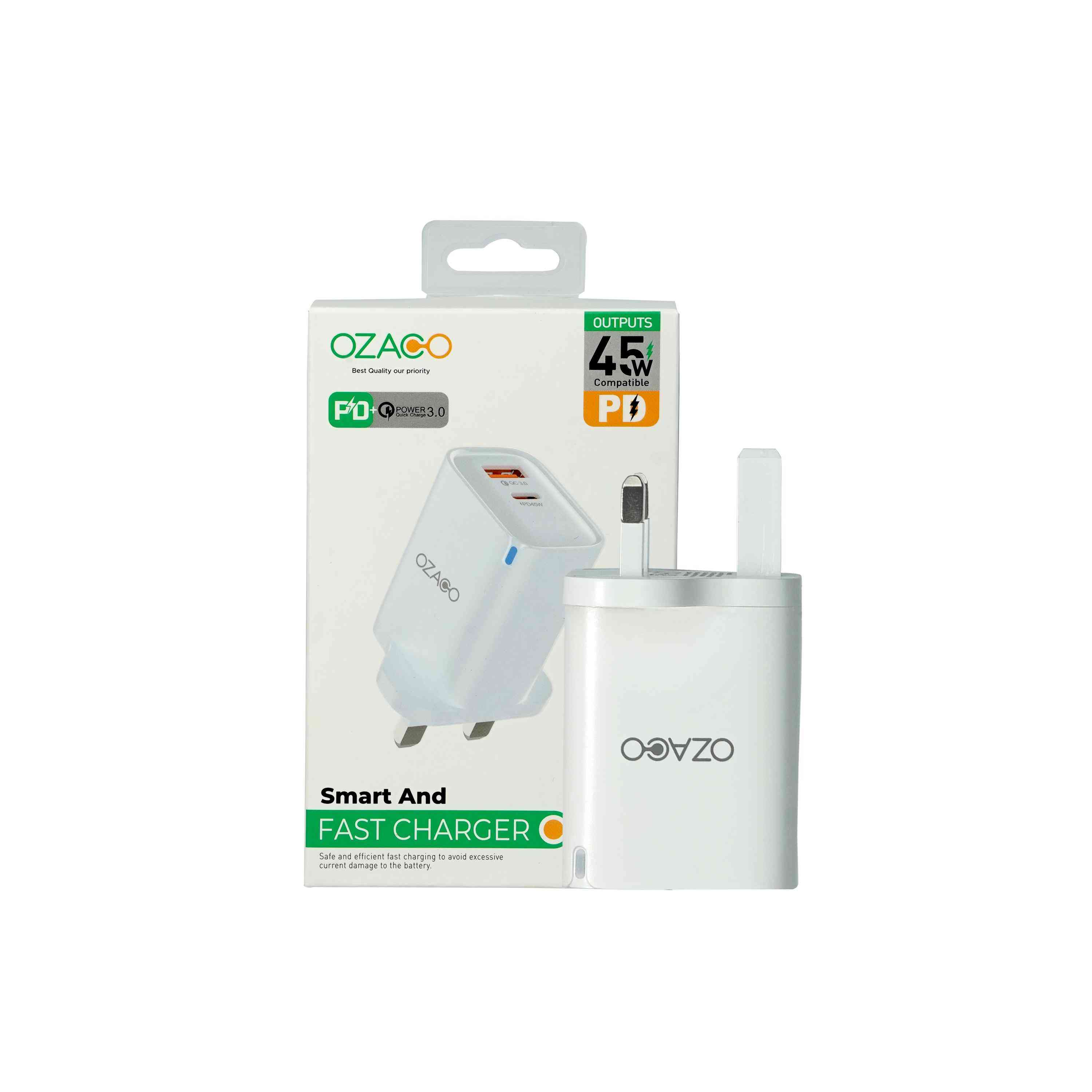 OZACO 45W Fast Charger (Adapter)